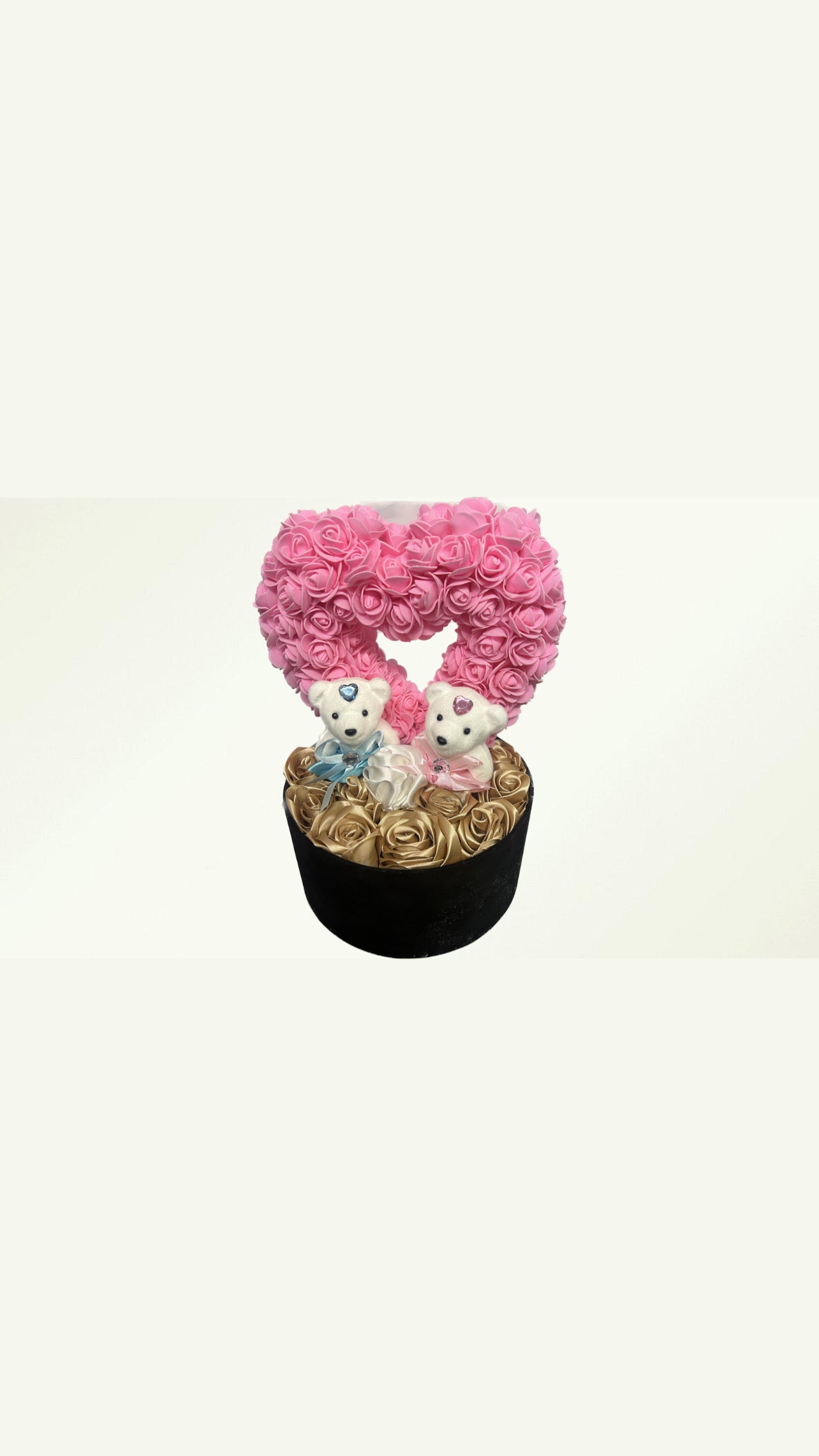 Bären im Blumenkorb