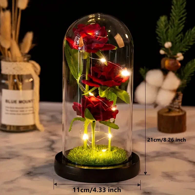 Wunderschöne -Rosenblumen-Geschenkbox